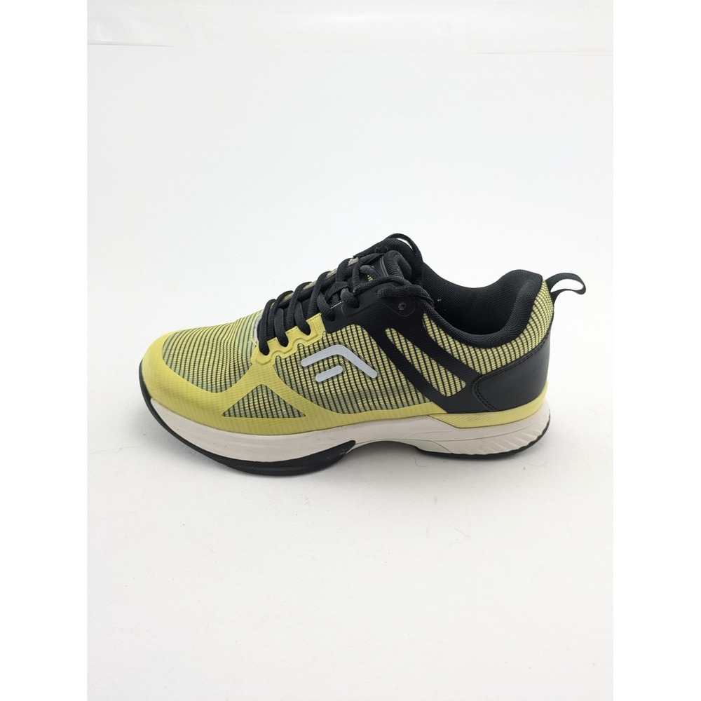 Mens FitVille Yellow Pickleball All Court Marca Comfort Tennis Shoes Size 9EW - Picture 2 of 7